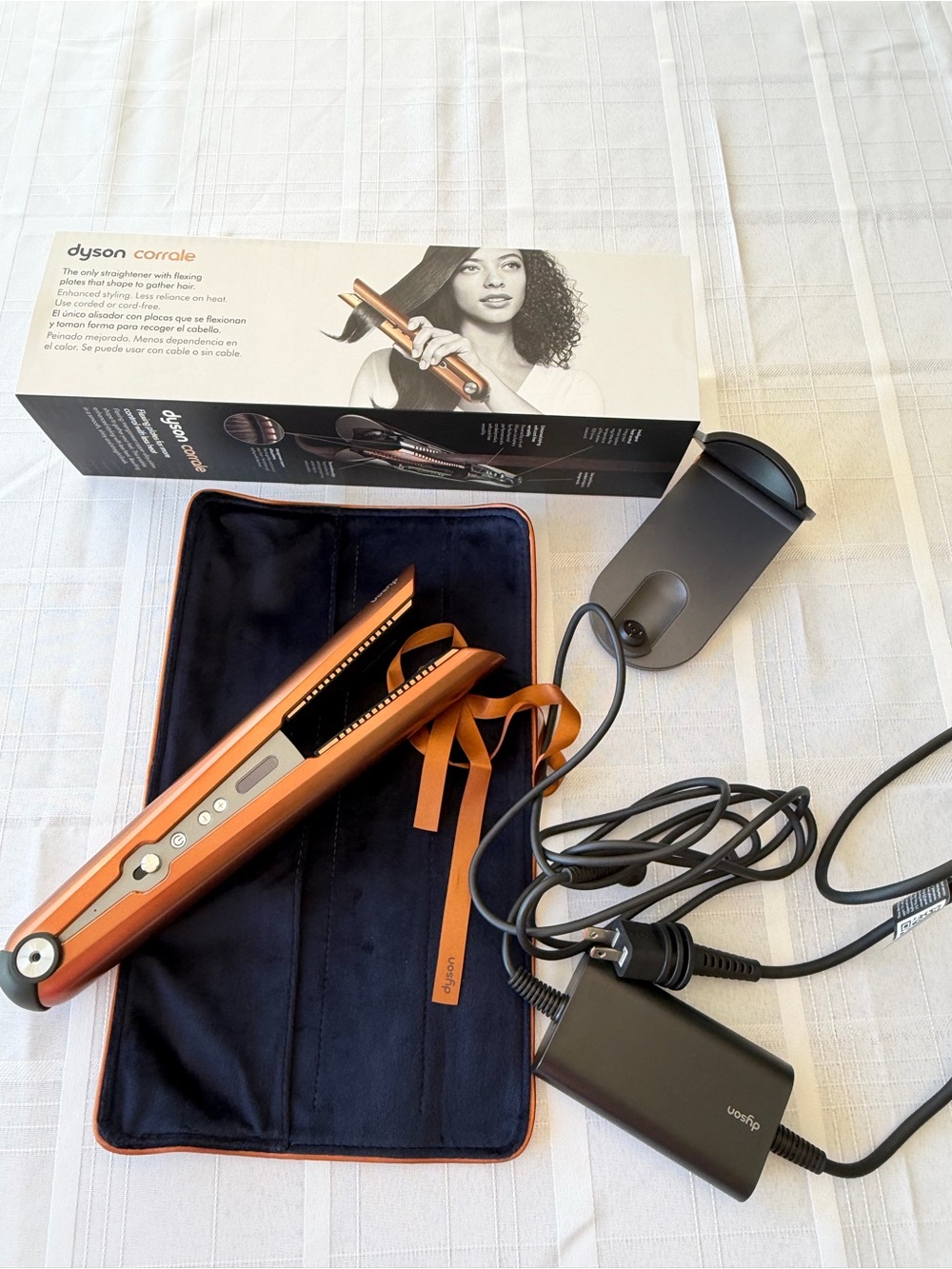 Dyson Corrale Copper and Black Hair Straightener with Case